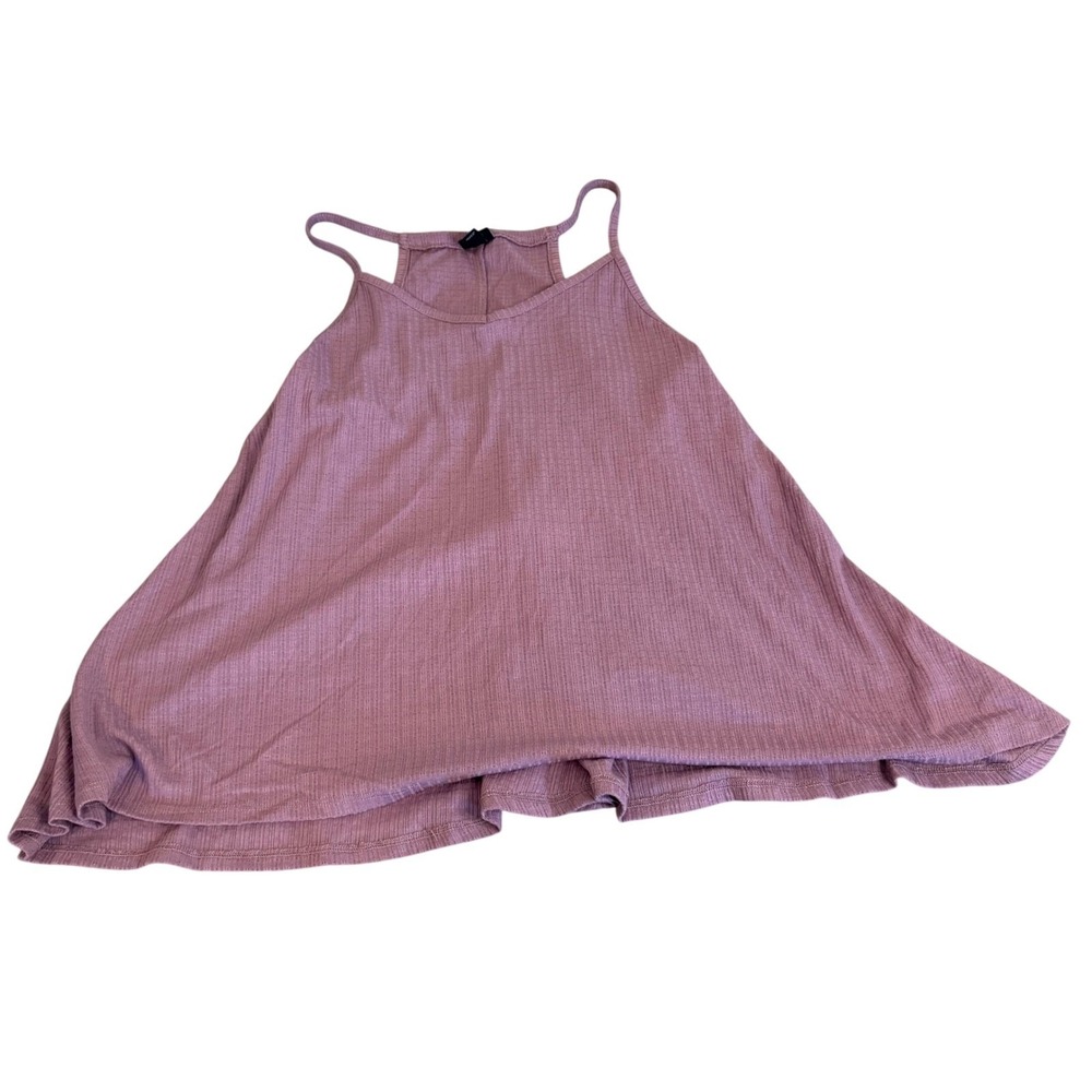 Art Class Girls XXL 18 Purple Ribbed Trapeze Swing Tank Top Sleeveless Knit